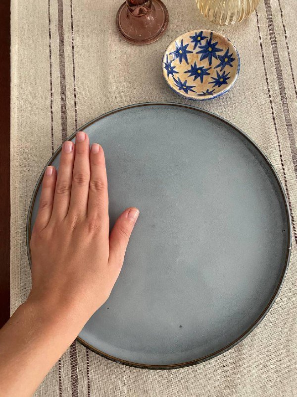 Тарелка новая тяжелая 3