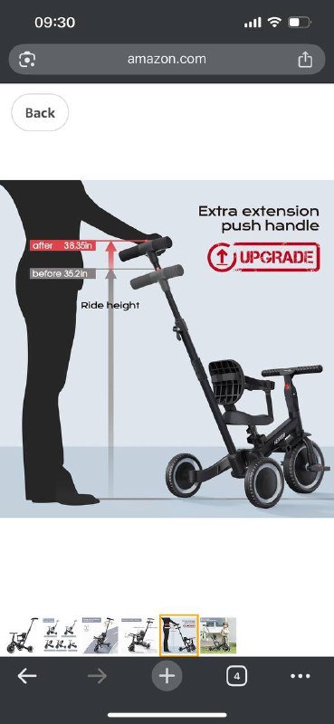 детский трансформер велосипед беговел 5в1 2