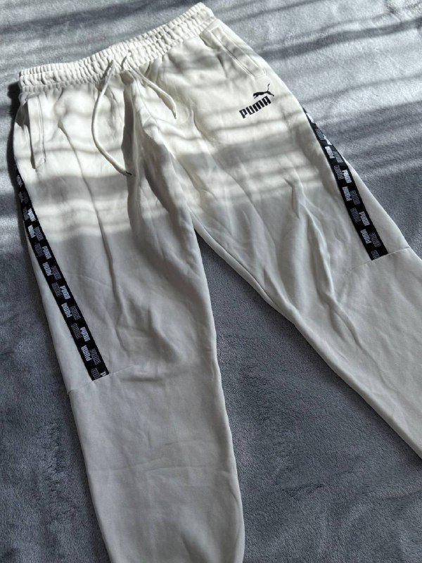 Штаны серые утепленные Puma, черные утепленные Puma, Adidas, молочные утепленные Puma, синие Puma 7