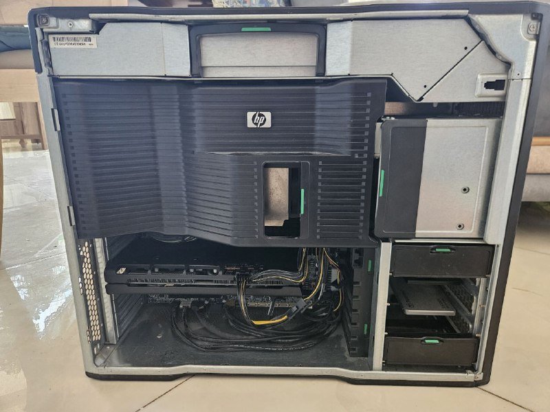 Системный блок с двумя процессорами Xeon X5670, 24GB RAM, AMD Elsa 5700 8Gb 3