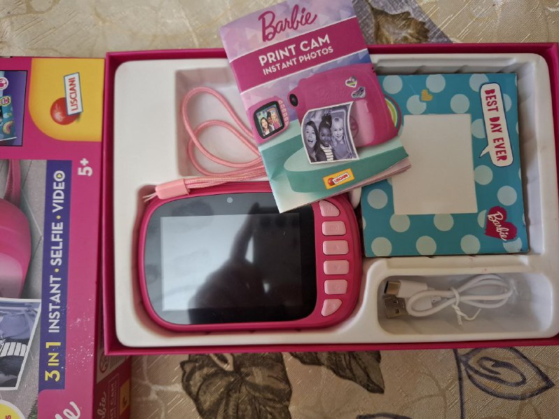 Детский фотоаппарат Barbie с функцией печати 2
