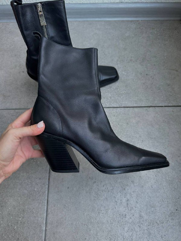 Ботинки Zara из натуральной кожи 37 размер 2