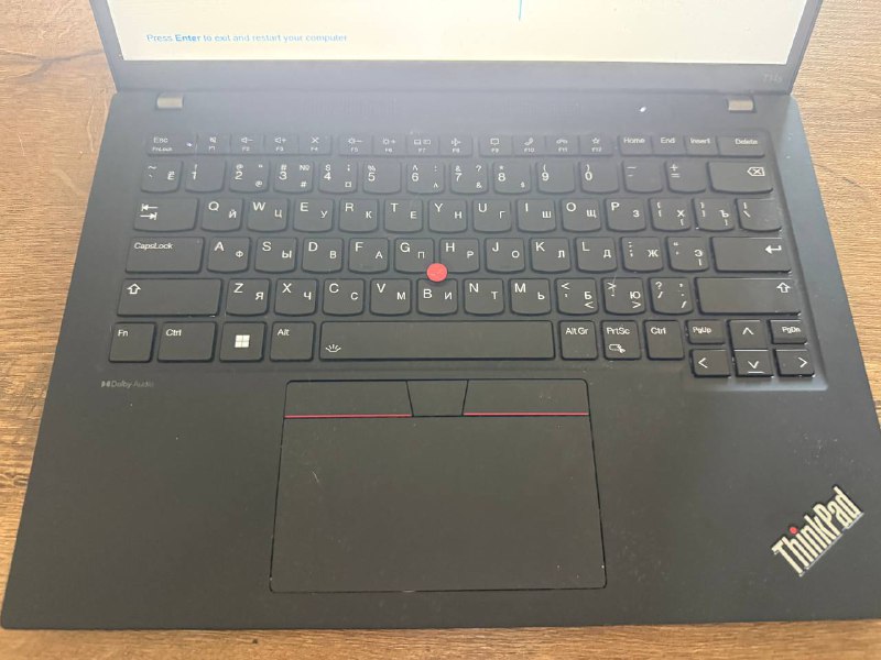 Ноутбук Lenovo t14s gen 4 Ryzen 7 32 gb RAM