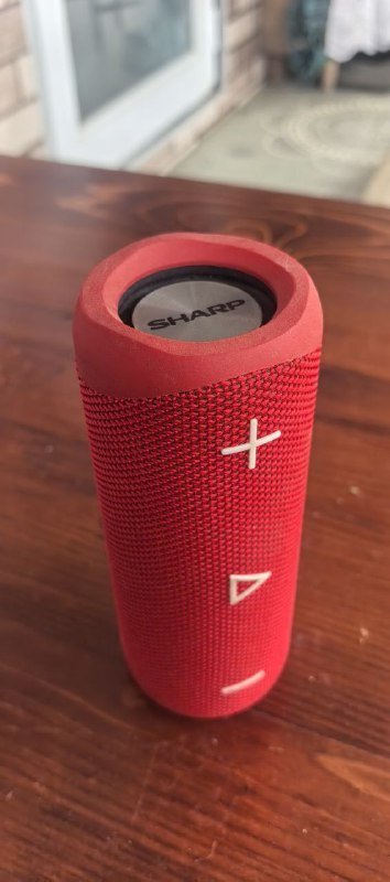 Портативная колонка Sharp красная