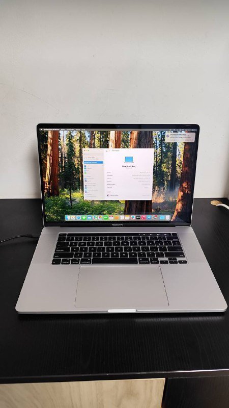 Macbook pro 16" 2019 Intel core i7 16gb ram SSD 512gb