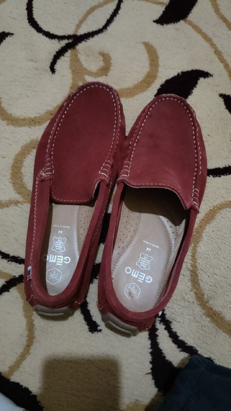 Мужские туфли красного цвета, новые, размер 44
