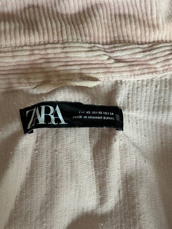 Розовая джинсовка Zara, размер XS 4
