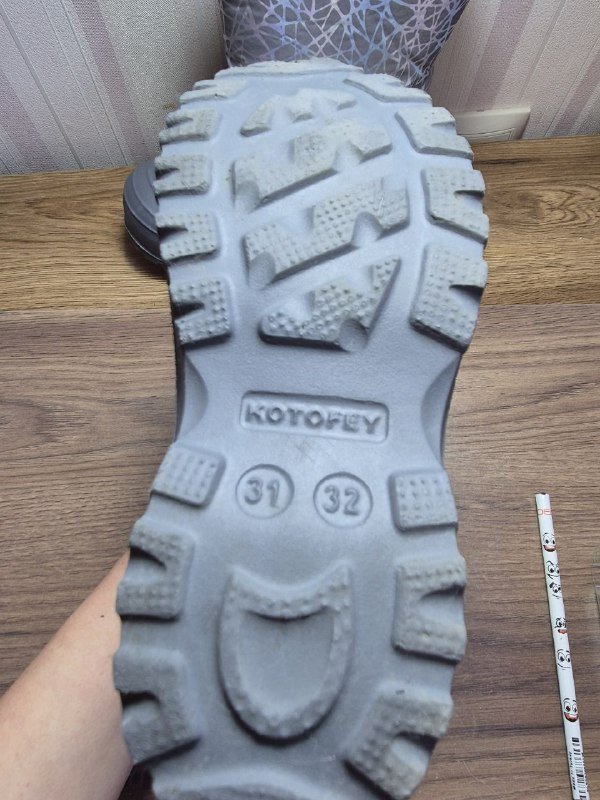 Сноубутсы для девочки Котофей 31-32 серо-серебряные зимние 4