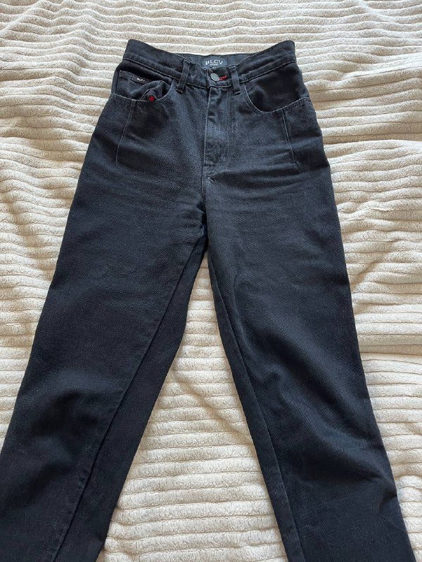 Джинсы BLCV moms straight черные, размер 24 5