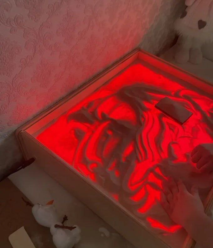 Интерактивный стол-песочница Foxlik, книги по английскому 2