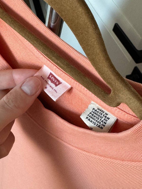 Levi’s свитшот персик 5