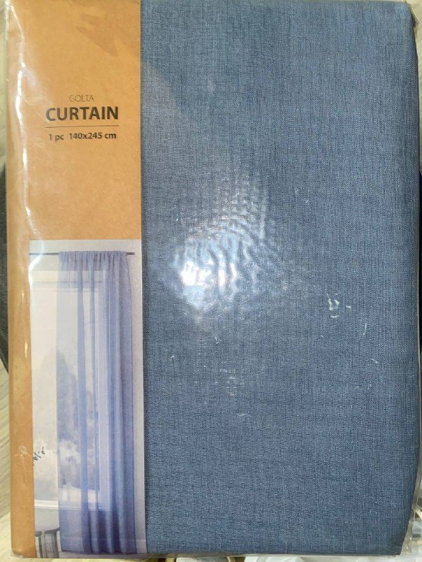 2 занавески юск голубые
