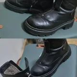 Красные туфли, зимние сапоги, белые сапоги, босоножки, кроссовки Puma и Oysho, голубые сапоги 2