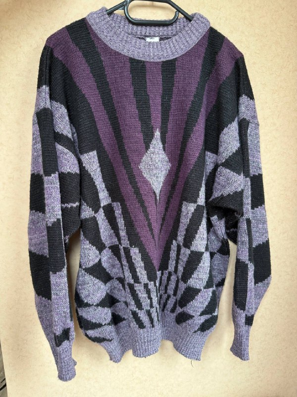 Винтажная вязаная кофта размер L-M 2