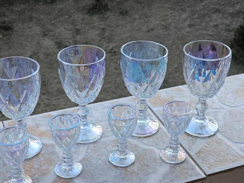 Набор посуды, бокалы и рюмки 2