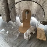 Домик для хомячка, игрушки, миска, бутылочка, песочная ванночка 2