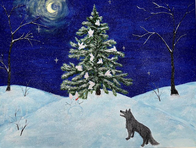 Картина "Дело было в Январе" 60x80