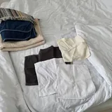 Полотенца, вафельные и полосатые 7