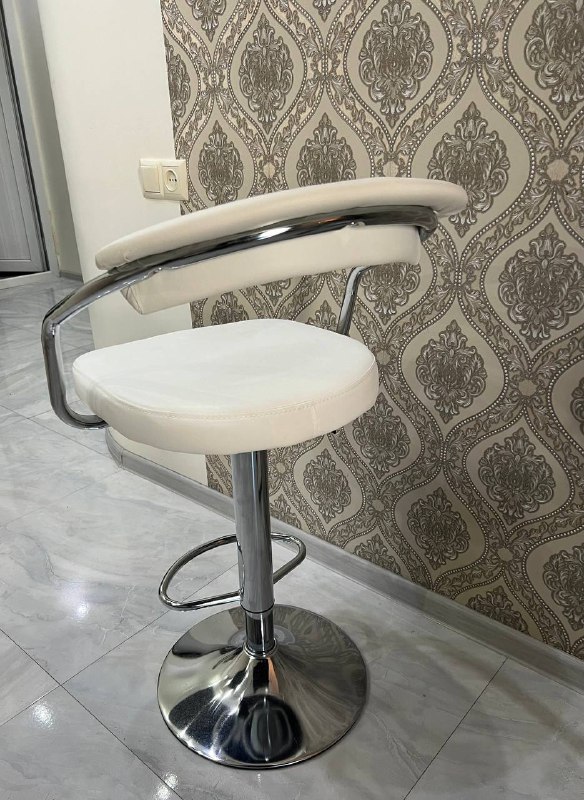 Стул барный белый 4