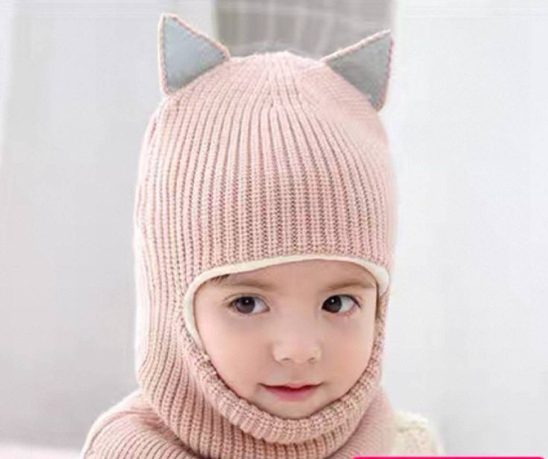 Теплая детская шапка с флюсовой подкладкой 2