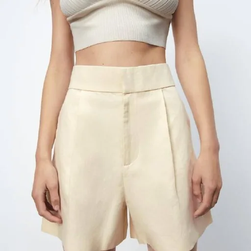 Льняные шорты ZARA