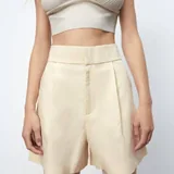 Льняные шорты ZARA 1