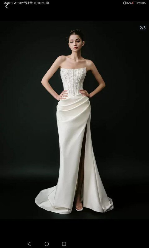 Новое свадебное платье размер s 1