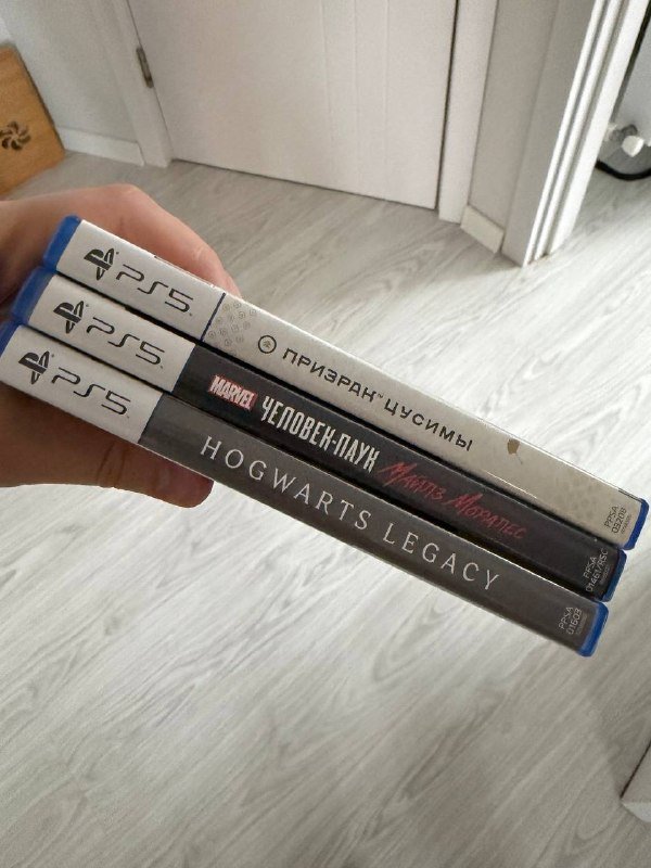 Игры на PlayStation 5, Призрак Цусимы, Hogwarts Legacy, Spider-Man Майлз Моралес