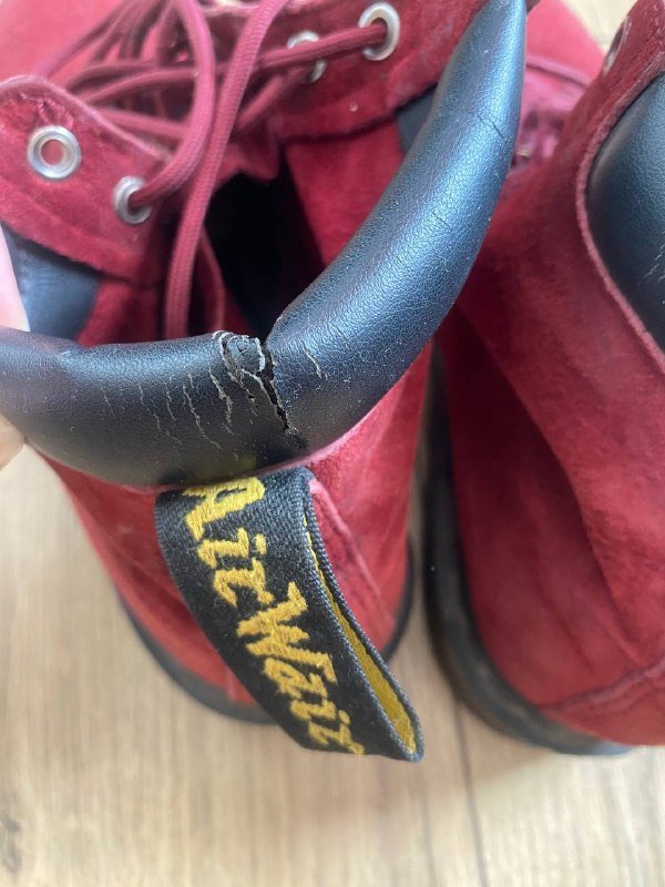 Dr. Martens, винтажные замшевые ботинки 3