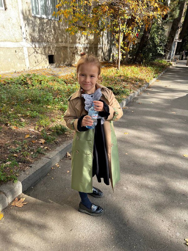 Тренч для девочки 116-122 см 6