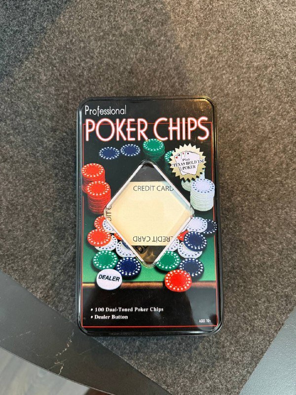 Набор фишек для покера 100шт 2