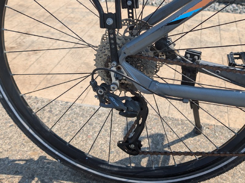велосипед Bisan TRX 8400 54см Shimano 27 скоростей 3