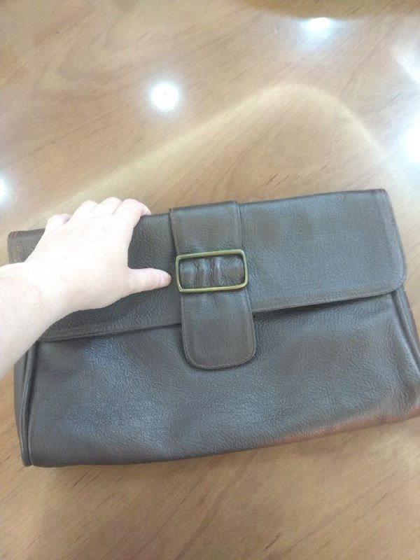 Сумка-клатч из натуральной кожи винтаж 80е