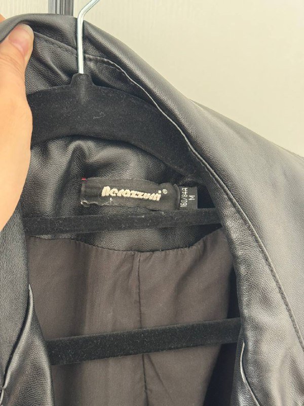 Кожзам тренч женский размер М оверсайз 3