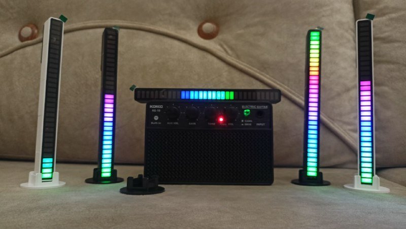 Набор RGB панелей с датчиком звука на аккумуляторах 2