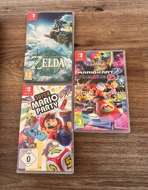 Nintendo Switch, аксессуары, игры 2