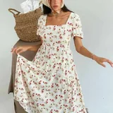Чёрный брючный костюм тройка, дизайнерский костюм, платье в цветочек, чёрное платье 5