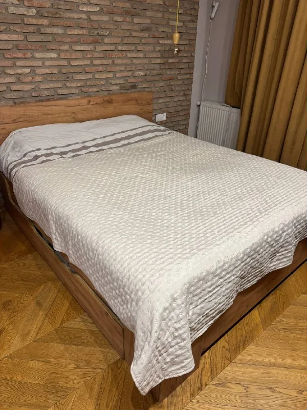 Бежевое покрывало Sinsay 180×200 1