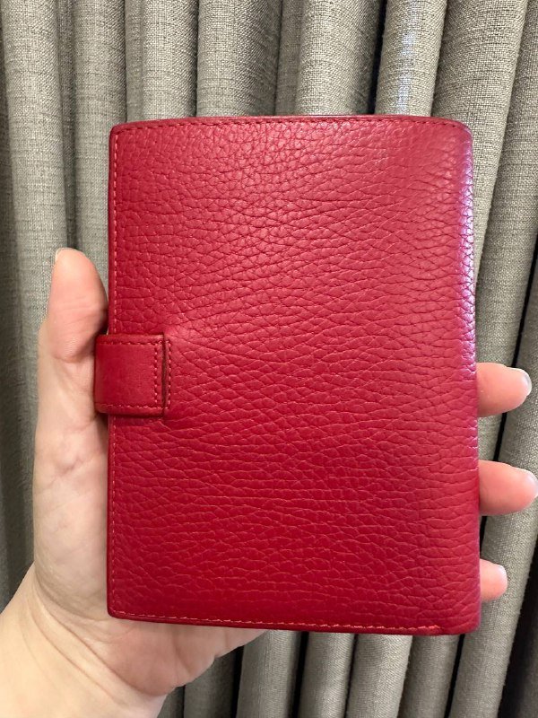 Красный кожаный чехол Petek для паспортов и документов 2