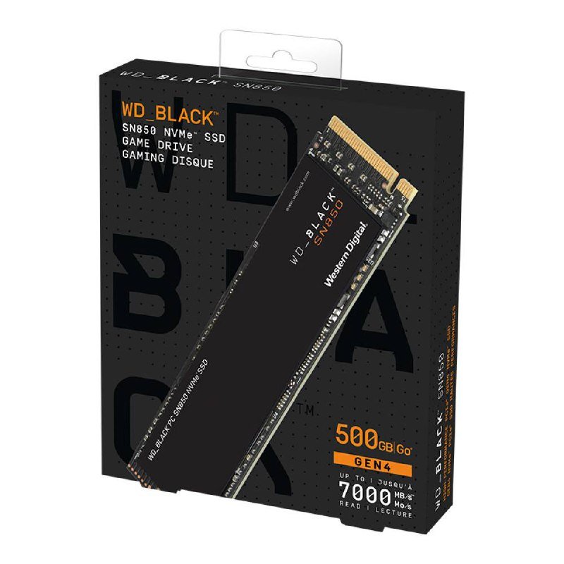 SSD Western Digital Black SN850 500 Gb M.2