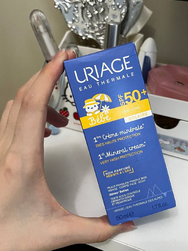 Солнцезащитный крем Uriage 1st Mineral 50+ SPF