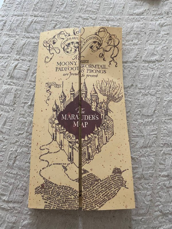 Палочка, карта мародеров, письмо о поступлении 5