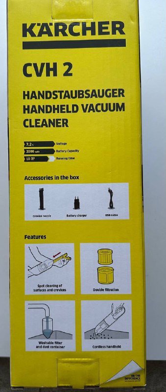 Ручной пылесос Karcher CVH 2 новый 2