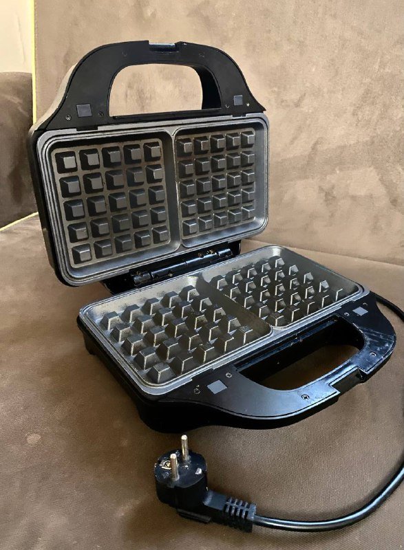 Вафельница гриль бутербродница со съемными панелями 3