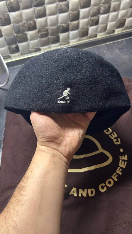 Две кепки Kangol черная и серая размер L 2