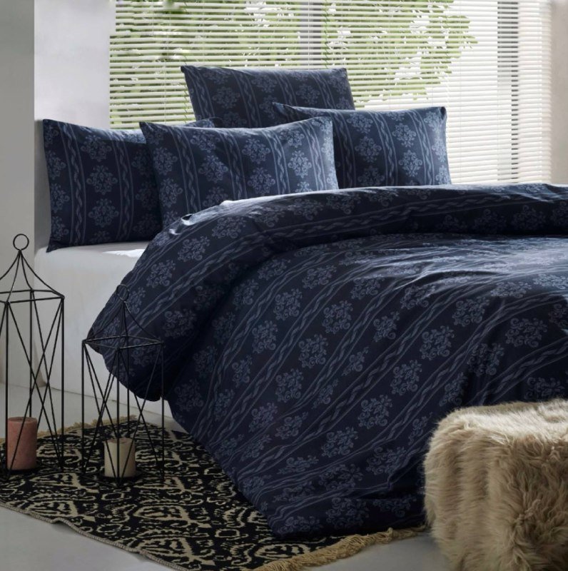 Постельное белье из турецкого хлопка 220x240см, 2 наволочки, простынь, пододеяльник