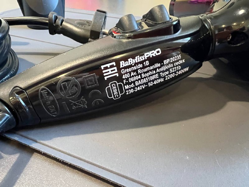 Профессиональный фен BABYLISS PRO BAB6510IRE Caruso Ionic 2400W 3
