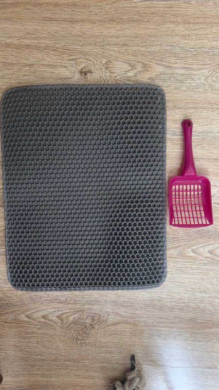 Коврик для кошачьего туалета, лопатка, закрытый туалет, наполнитель tofu 3