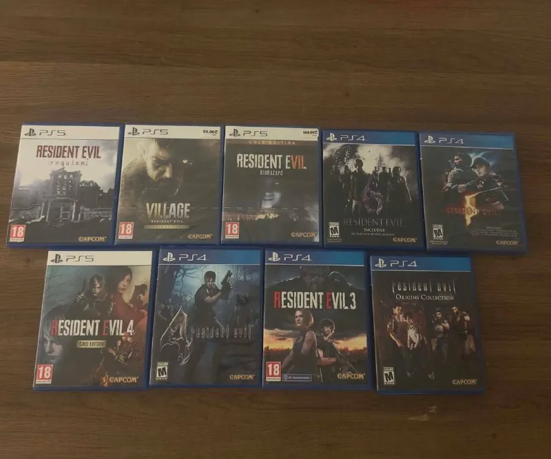 Диски Resident Evil для PS5 и PS4 1