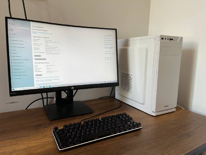 ПК системный блок, монитор HP X24c